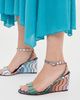 Missoni Missoni Julie Sandals Raschel Metallic Wave Evening Blue - 4