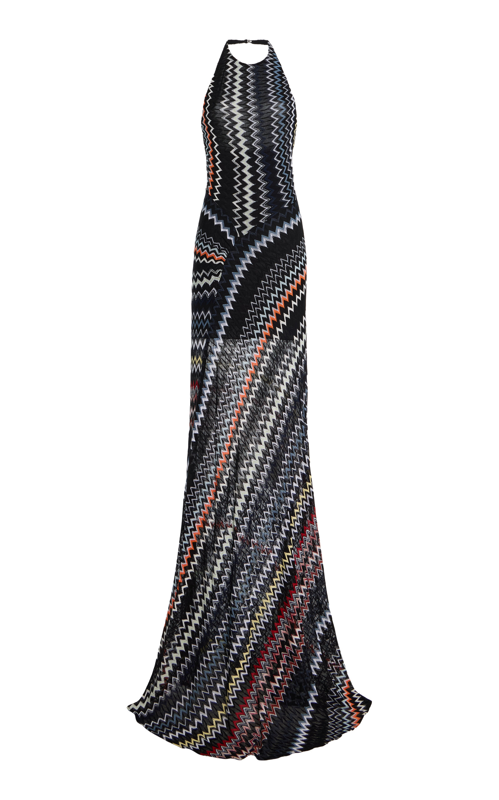 missoni evening dress M MISSONI Striped Evening Gown - Small | 4 US