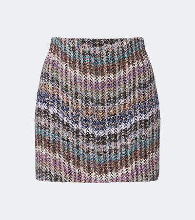 Missoni Missoni Knitted lamé miniskirt