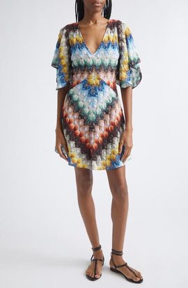 Missoni Missoni Lace Motif Lamé Minidress
