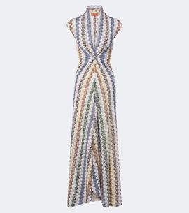 Missoni Missoni LamÃ© gathered maxi dress