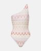 Missoni Missoni LamÃ© one-shoulder swimsuit - 1