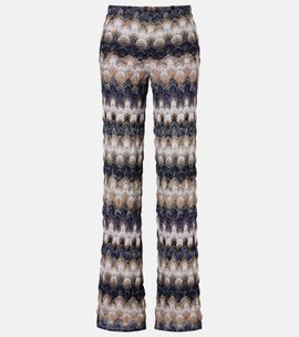 Missoni Missoni Lamé wide-leg pants