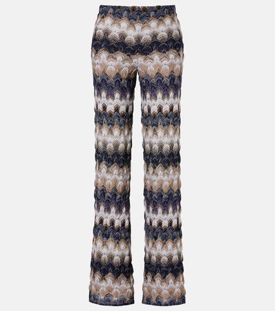 Missoni Missoni Lamé wide-leg pants