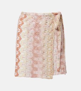 Missoni Missoni Lamé wrap skirt