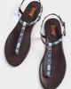 Missoni Missoni Leen Sandals Raschel Metallic Wave Evening Blue - 5