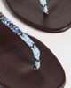 Missoni Missoni Leen Sandals Raschel Metallic Wave Evening Blue - 6