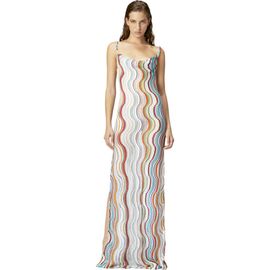 Missoni Missoni Long Cover-up Dress With Lamé Wave Motif