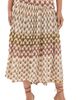 Missoni Missoni Long Skirt GOLD AND BEIGE ON WHITE BASE - 1