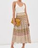 Missoni Missoni Long Skirt GOLD AND BEIGE ON WHITE BASE - 5