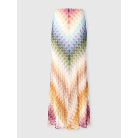 Missoni Missoni Long Viscose Skirt With Lace Motif