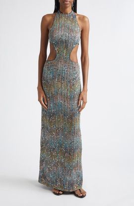 Missoni Missoni Metallic Cutout Dress