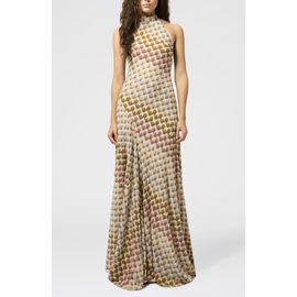 Missoni Missoni Metallic Halter Neck Sweater Gown