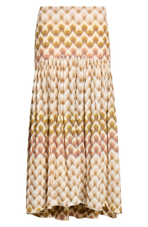 Missoni Missoni Metallic Raschel Knit Skirt