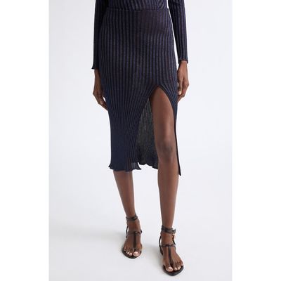 Missoni Missoni Metallic Rib Midi Skirt