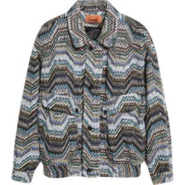 Missoni Missoni Metallic Zigzag Sequin Field Jacket