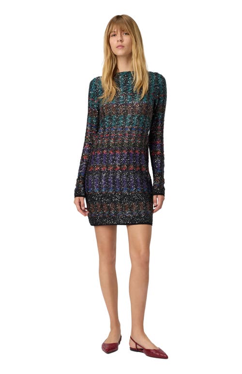Missoni Missoni Mini Dress With Chevron And Stripe Pattern