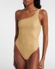 Missoni Missoni One-shoulder lamÃ© swimsuit - 2