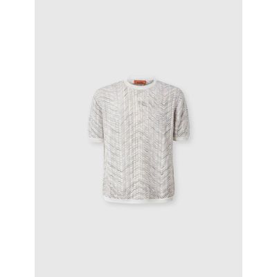Missoni Missoni Openwork Knit Cotton And Viscose Polo Shirt