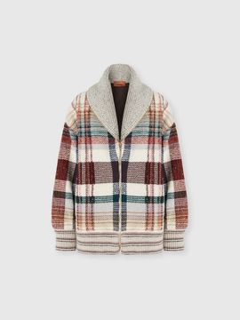 Missoni Missoni Quilted Jacket With Check Pattern