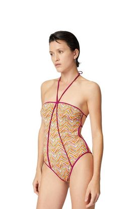 Missoni Missoni Reversible One-piece Swimsuit With Print And Contrasting Piping