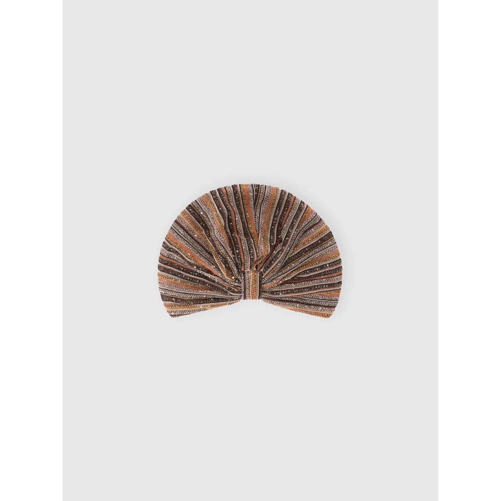 Missoni Missoni Ribbed Lamé Viscose Headscarf With Sequins