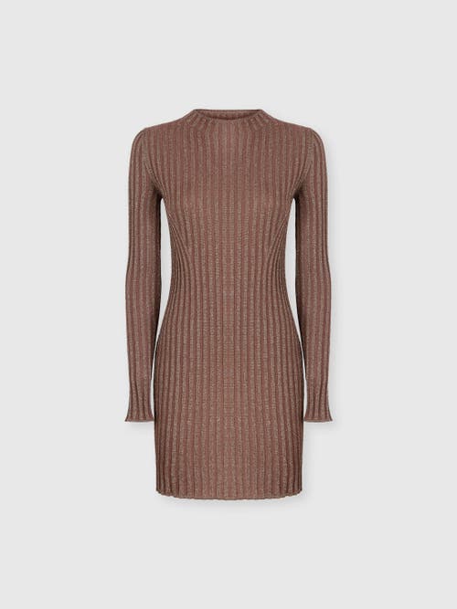 Missoni Missoni Ribbed Viscose Lamé Mini Dress