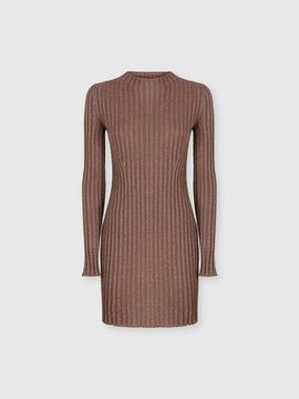 Missoni Missoni Ribbed Viscose Lamé Mini Dress