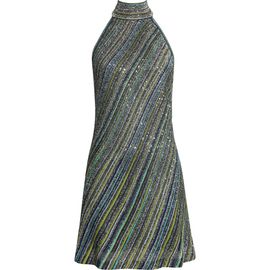 Missoni Missoni Sequin Embellished Halter Minidress