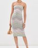 Missoni Missoni Sequin Midi Dress Multicolor Green/Pink/Orange - 6
