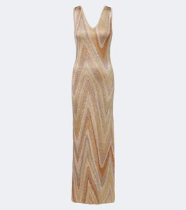Missoni Missoni Sequined knitted maxi dress