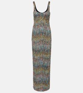 Missoni Missoni Sequined lamé gown