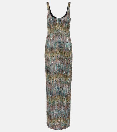 Missoni Missoni Sequined lamé gown