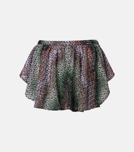 Missoni Missoni Sequined lamé miniskirt