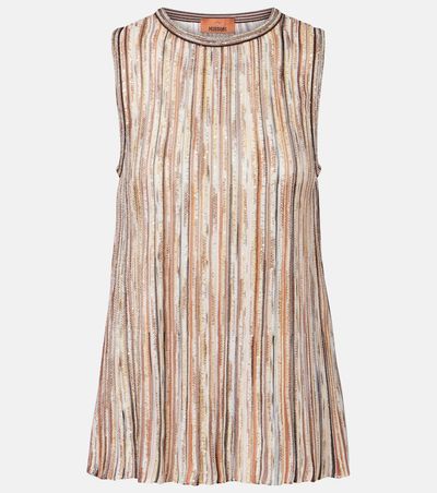 Missoni Missoni Sequined lamé top