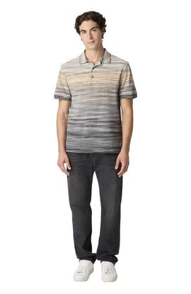 Missoni Missoni Short Sleeve Polo With Flame Knit