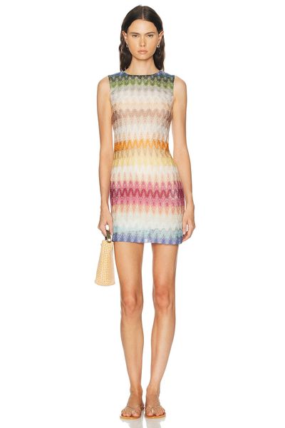 Missoni Missoni Sleeveless Shift Mini Dress