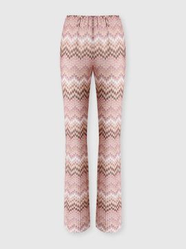 Missoni Missoni Snake Motif Viscose Flare Trousers