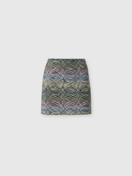 Missoni Missoni Space-dye Viscose Lamé Mini Skirt