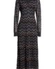 Missoni Missoni Sparkly Sequin Long Sleeve Shimmer Chevron Knit Maxi Dress - 5