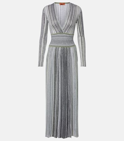 Missoni Missoni Striped lamé maxi dress