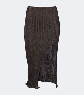 Missoni Missoni Striped lamé midi skirt