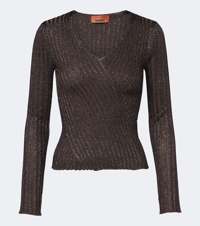 Missoni Missoni Striped lamé top