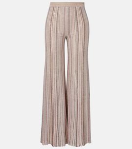 Missoni Missoni Striped lamÃ© wide-leg pants