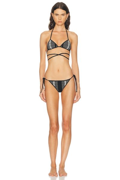 Missoni Missoni Triangle Tie Bikini Set
