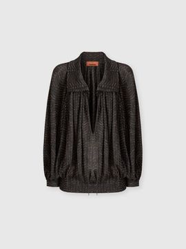 Missoni Missoni V-neck Blouse With Wide Sleeves