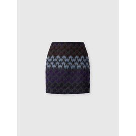 Missoni Missoni Viscose Lamé Mini Skirt With Lace Motif