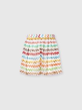 Missoni Missoni Viscose Lamé Shorts With Micro Zigzag