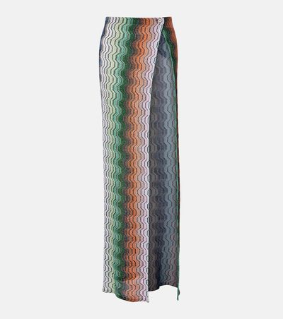 Missoni Missoni Wave lamé beach cover-up