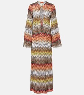 Missoni Missoni Wave lamé beach dress